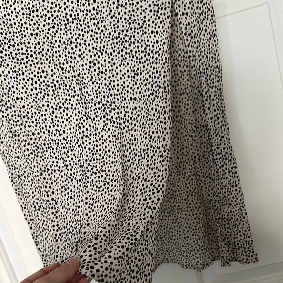 Black and White Polka Dot Skirt - Picture 2 of 3